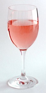 verre de vin rose