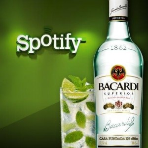 Spotify & Bacardi (www.bacardi.com)