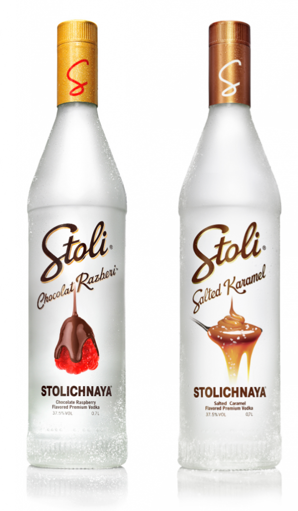 Stoli aromatisé chocolat framboise caramel